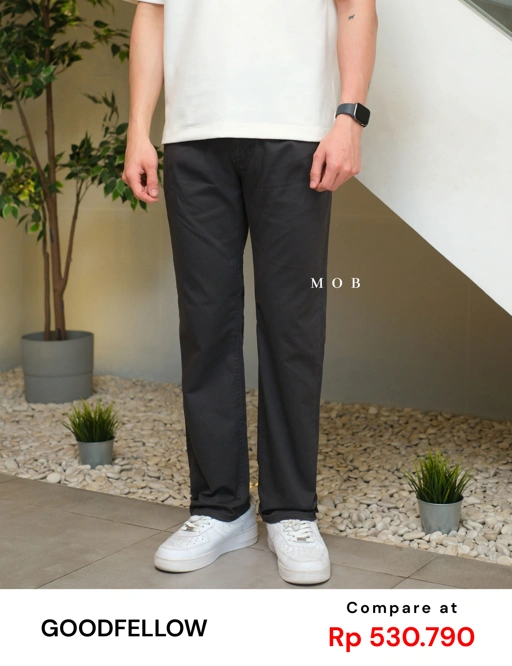 GFPT04001 Comfort Slim Pants Essentials Grey