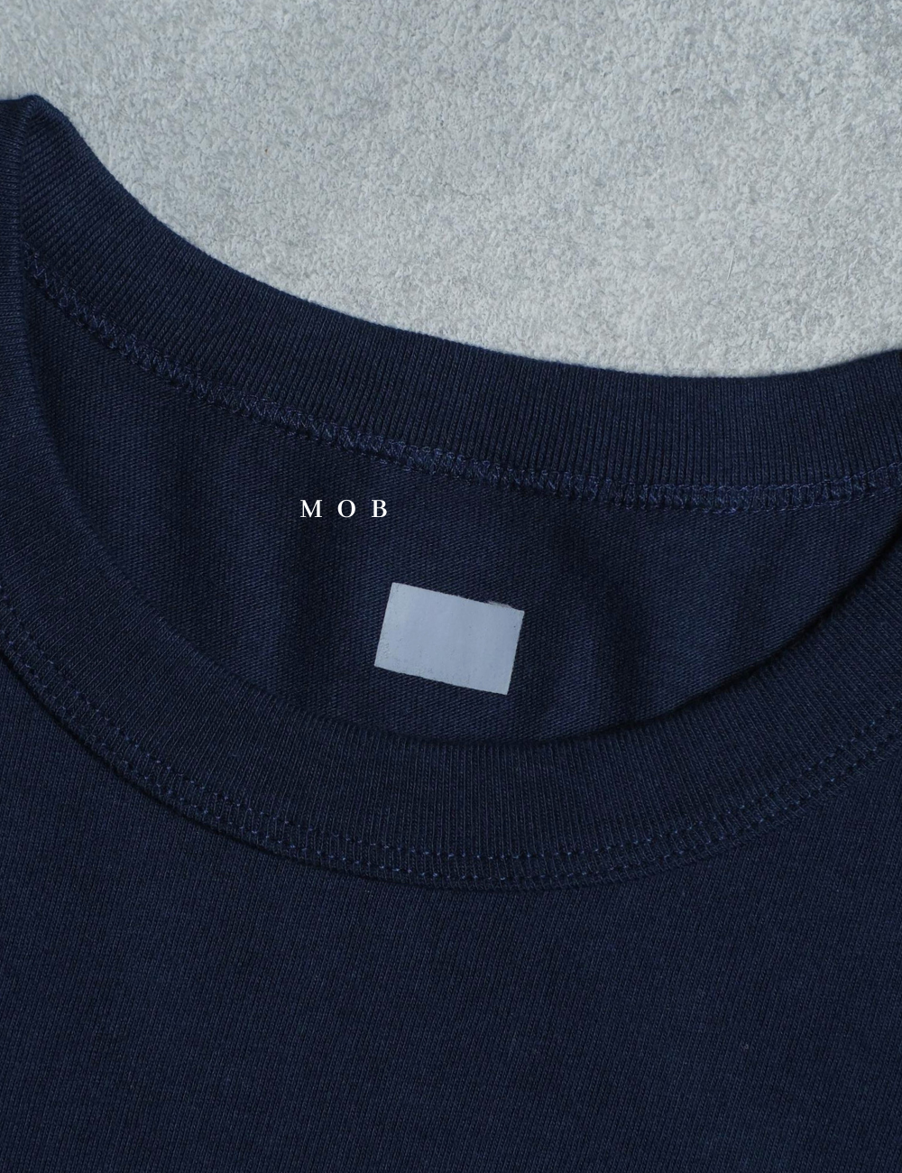GPLST1111 Big Signature Logo LS Tee Navy