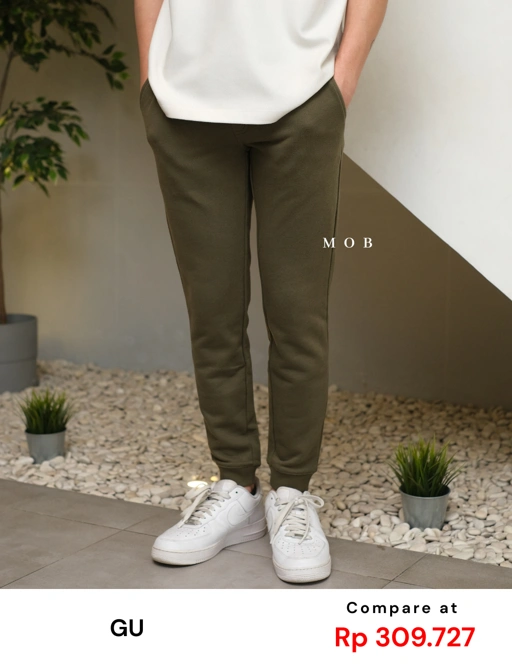 Image of GUJP02001C Jogger Pants Olive
