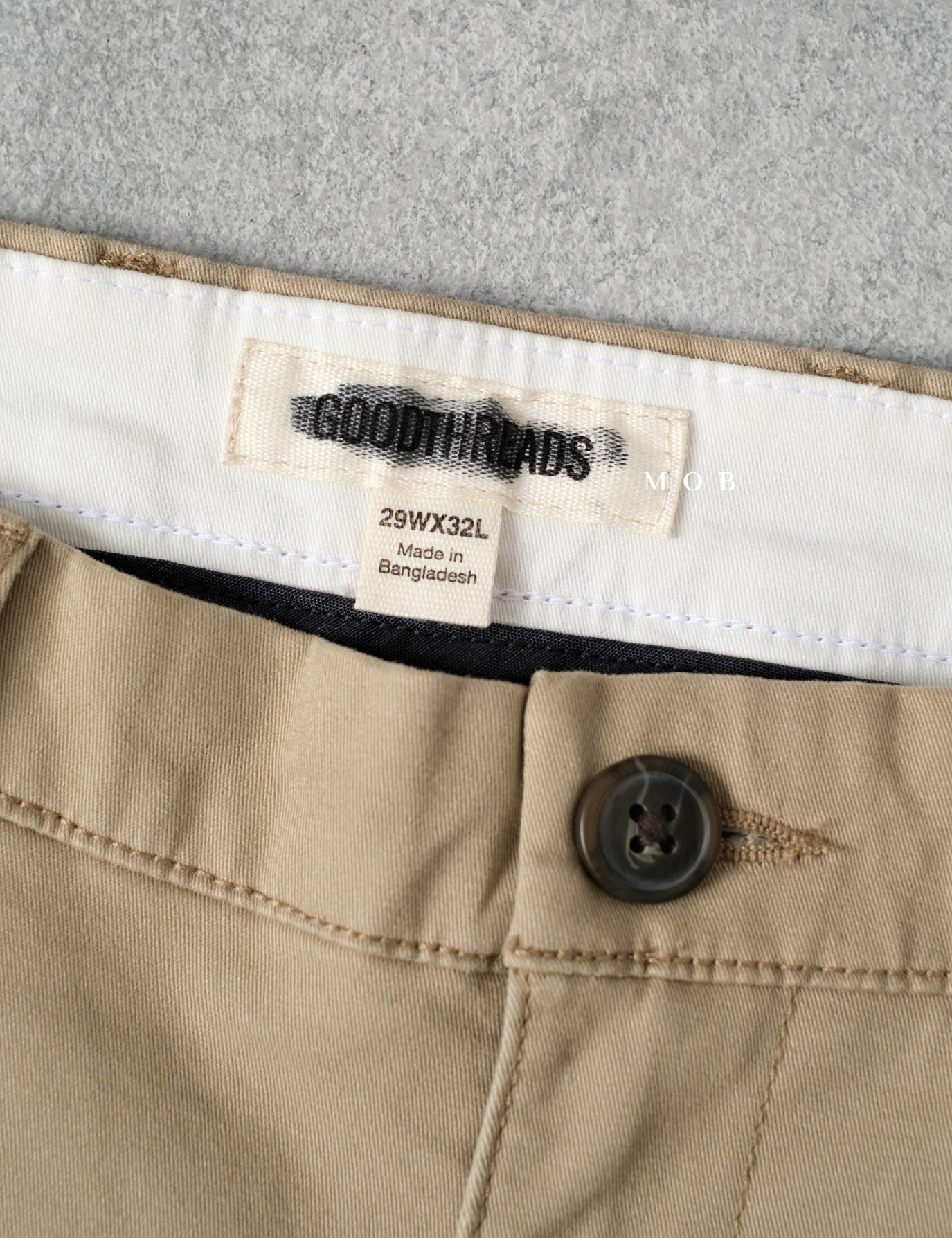 GTPT07005 Slim Stretch Chino Pants Khaki