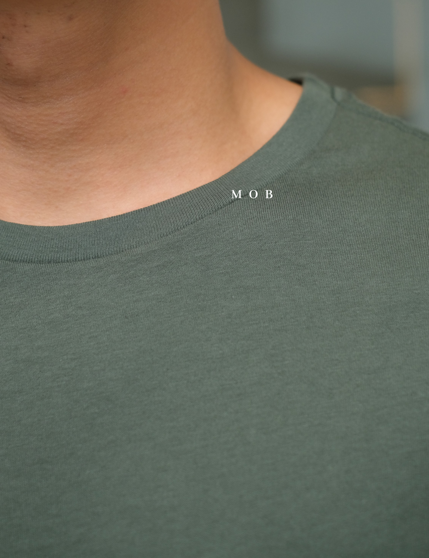 JCSST01002 Slim Washed Pocket Tee Olive