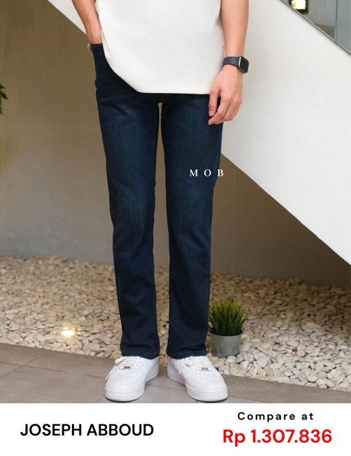 Image of JAPT03001A Slim Fit Luxe Jeans Dark Denim