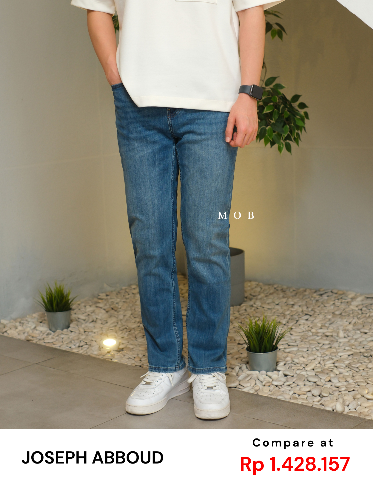 JAPT03001B Slim FIT Luxe Jeans Light Blue