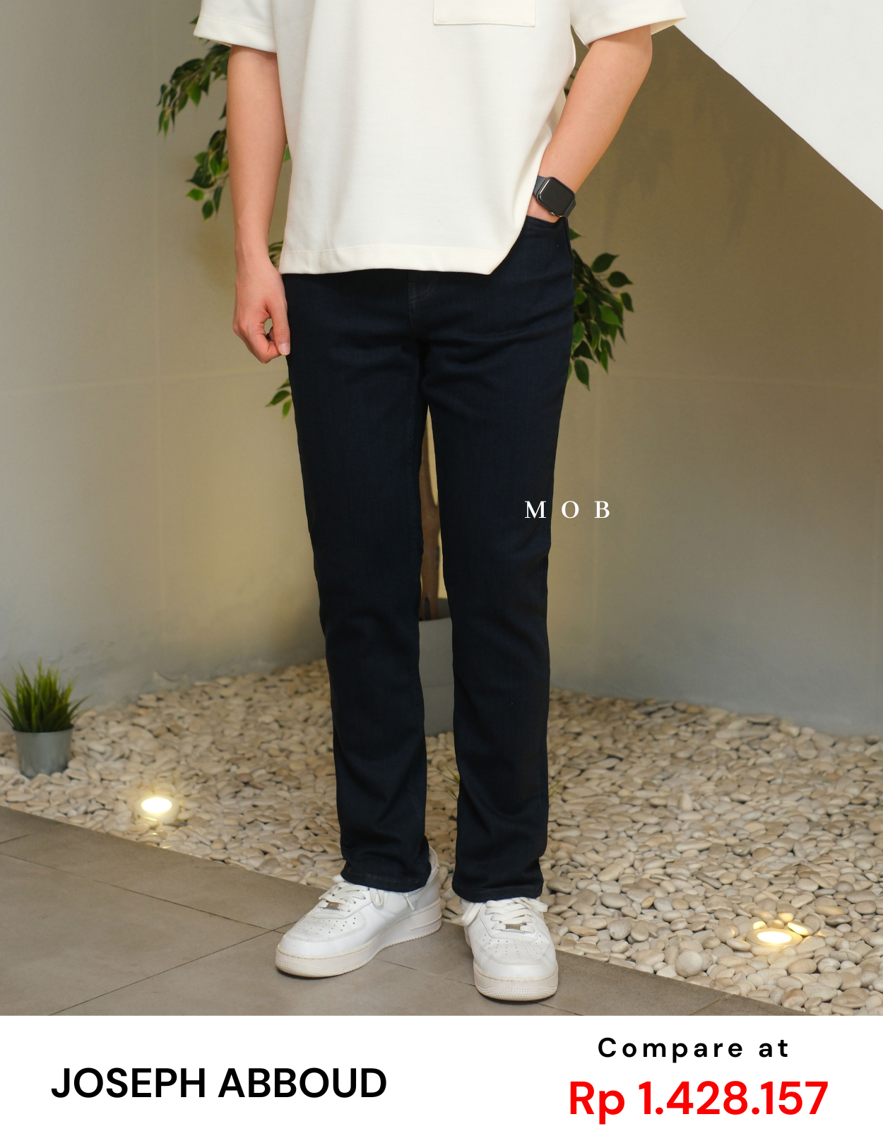 JAPT03002A Slim Fit Luxe Jeans Dark Indigo