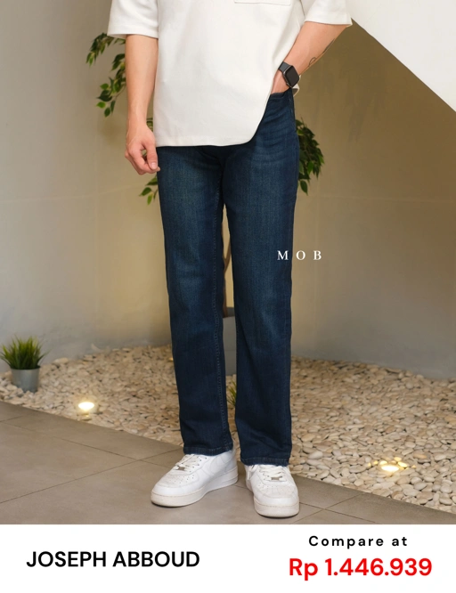 JAPT02002A STRAIGHT Luxe Jeans Navy