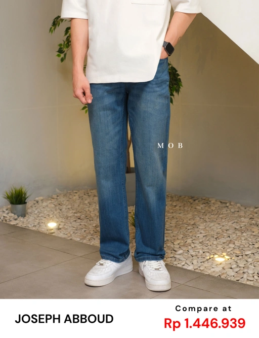 JAPT02002B STRAIGHT Luxe Jeans Light Blue