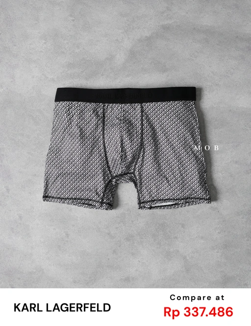 KRLB01008 Paris Special IKON Prism Logo Boxer Black White