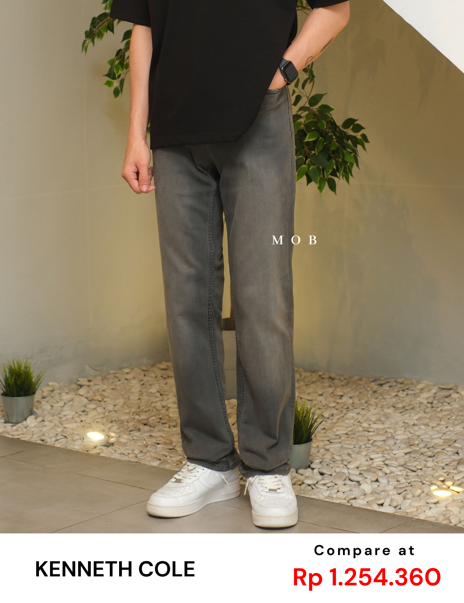 KCPT02005 Awearness Chillflex Slim Jeans Grey
