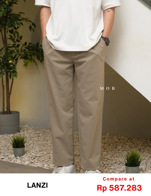 Image of LZPT02001 Smart Easy Pants Khaki