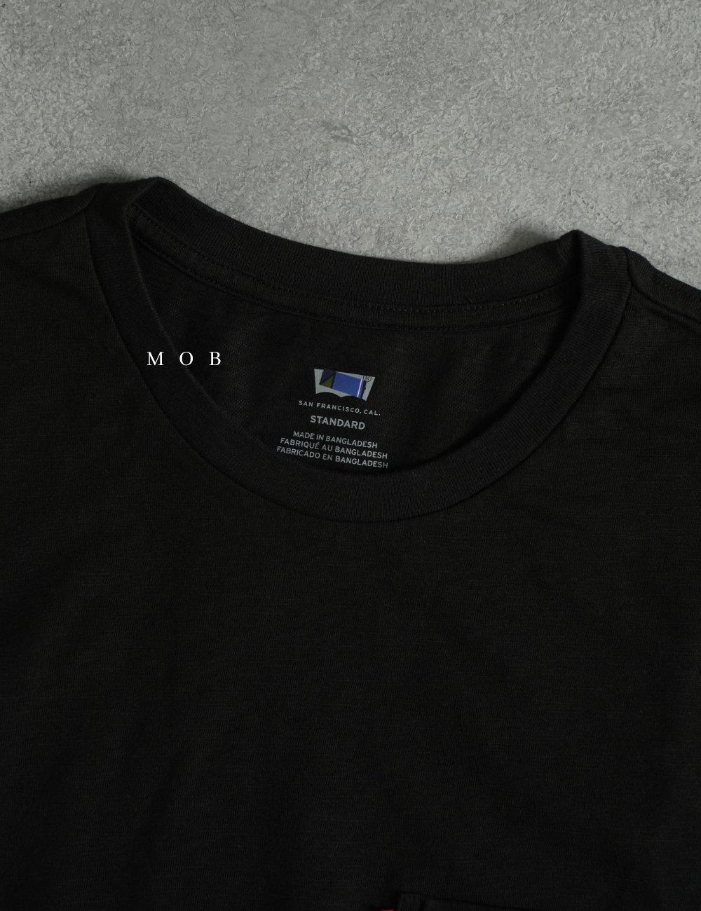 LVSSST01002F Classic Pocket SS Tee Black