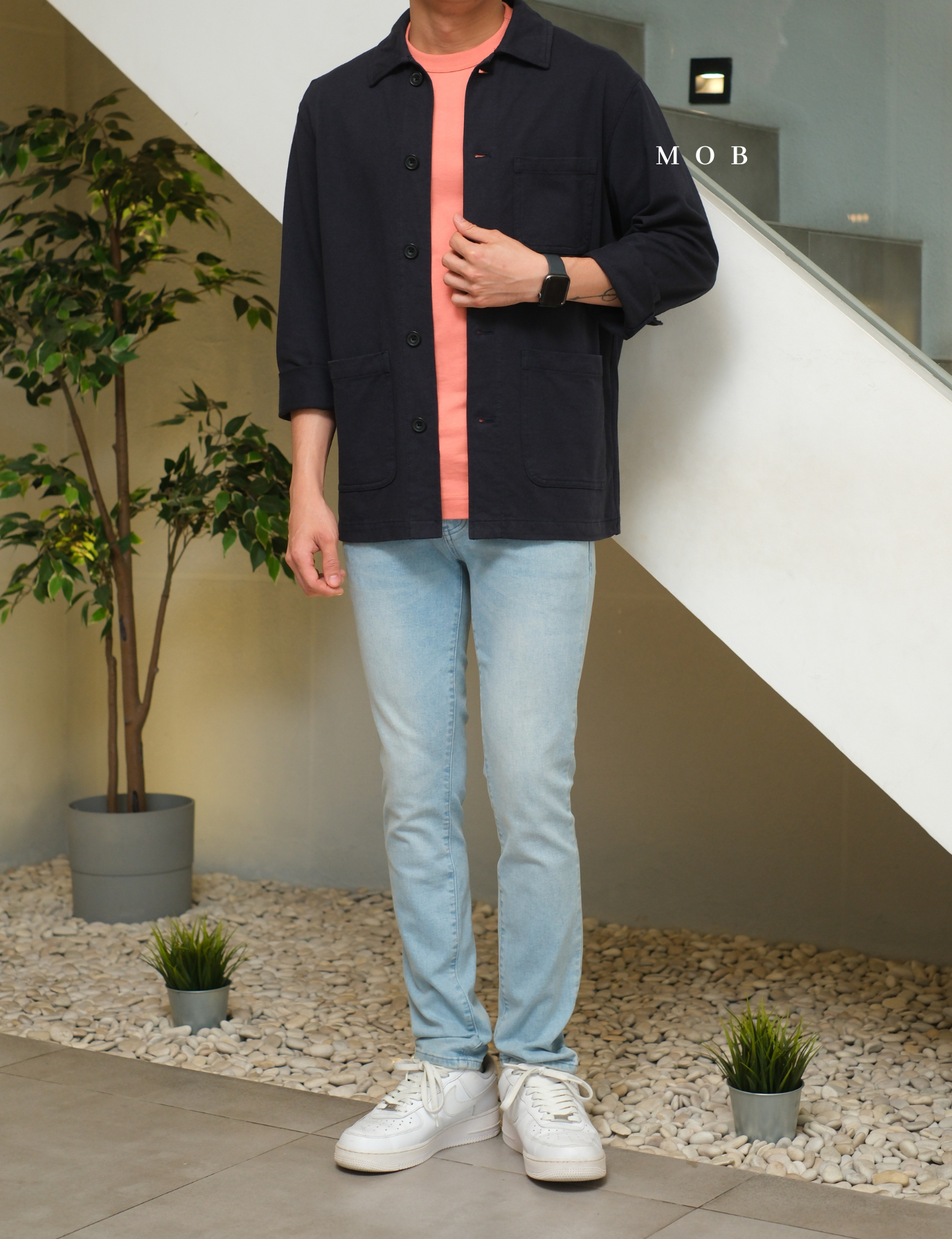MODSST01001A Basic SS Tee Coral