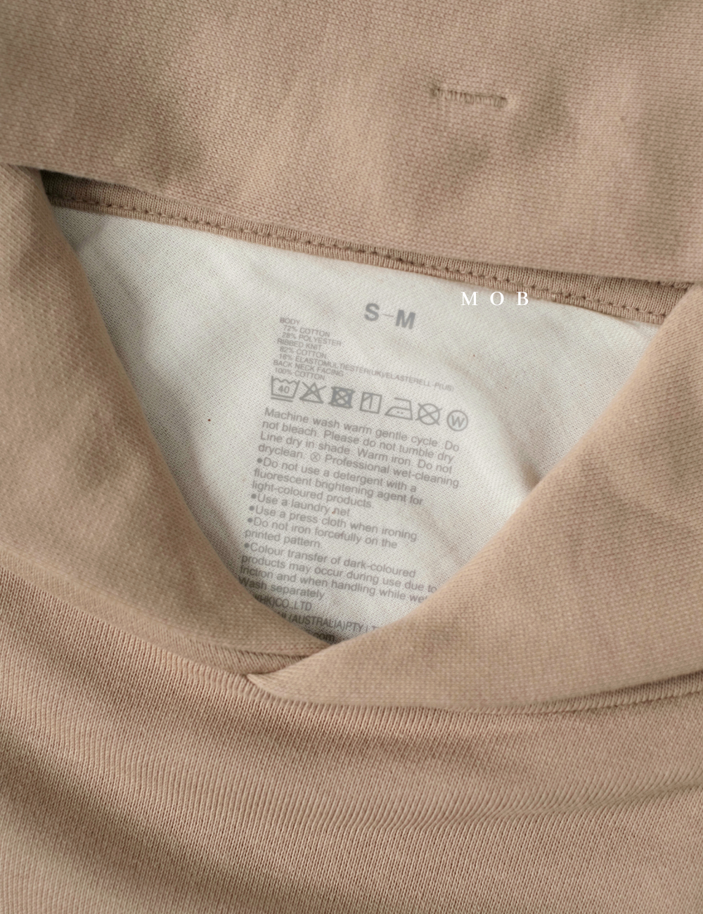 MJHOD01002 Basic Pullover Hoodie Brown