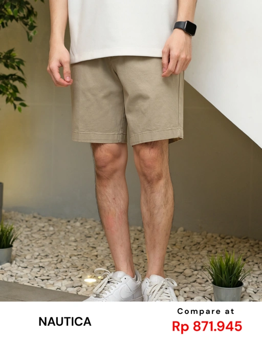 Image of NTSR03005B Deck Shorts Khaki (Inseam 8.5")