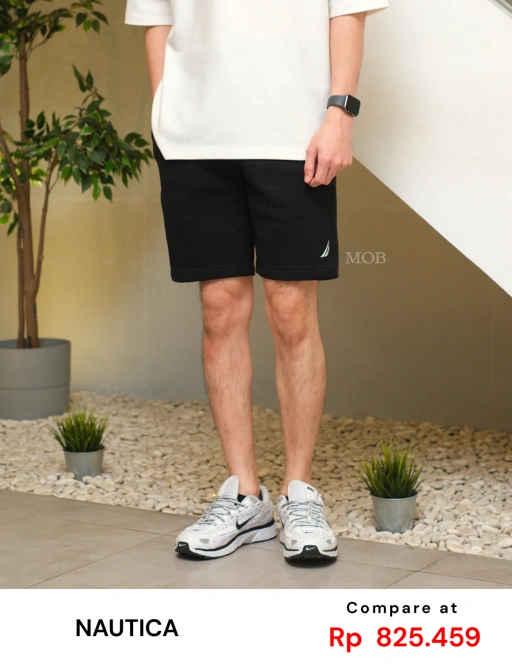 Image of NTRS03002 9'' Soft Fleece Shorts Black