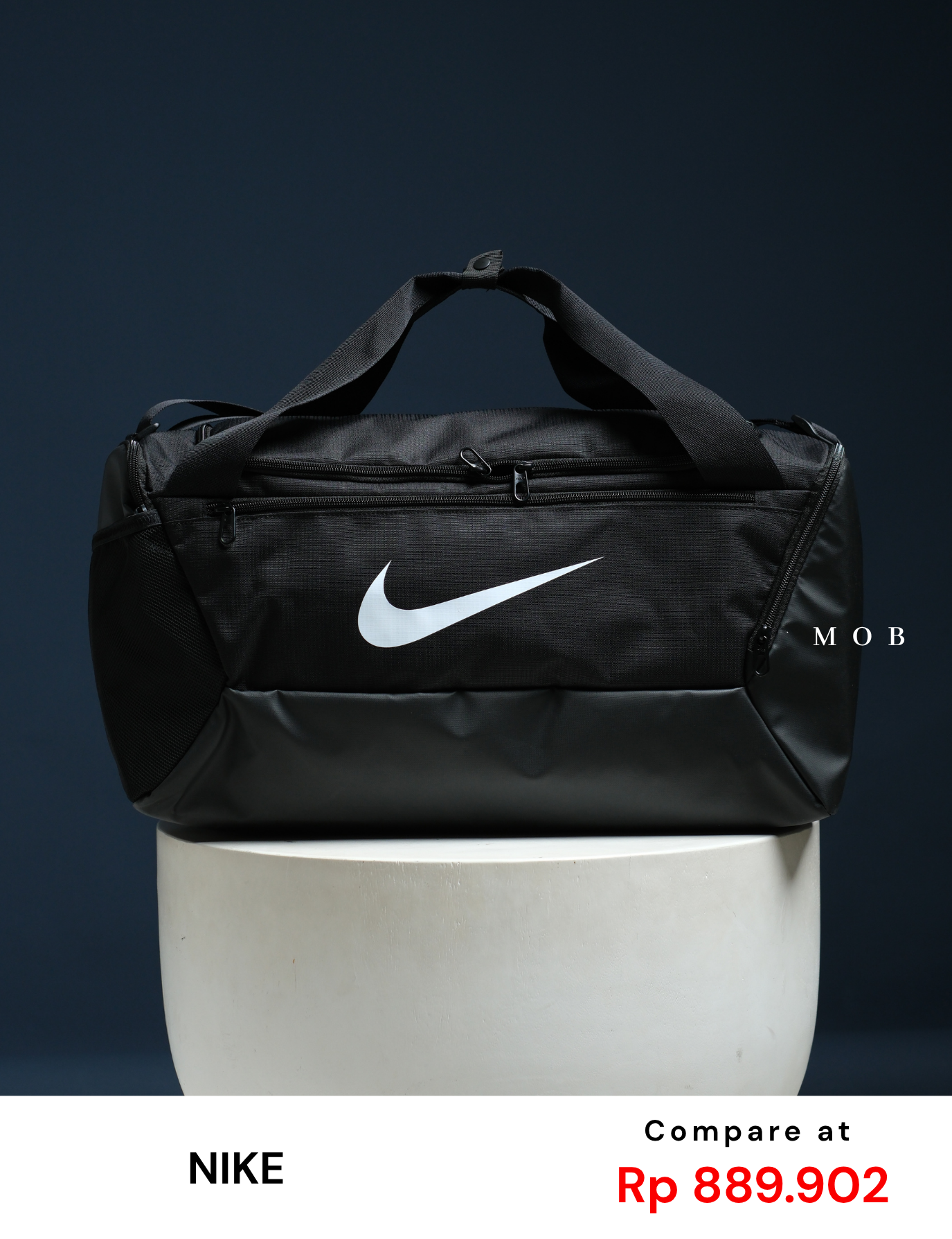 NKBAG03001C Brasilia Duffel Bag Black (41L)