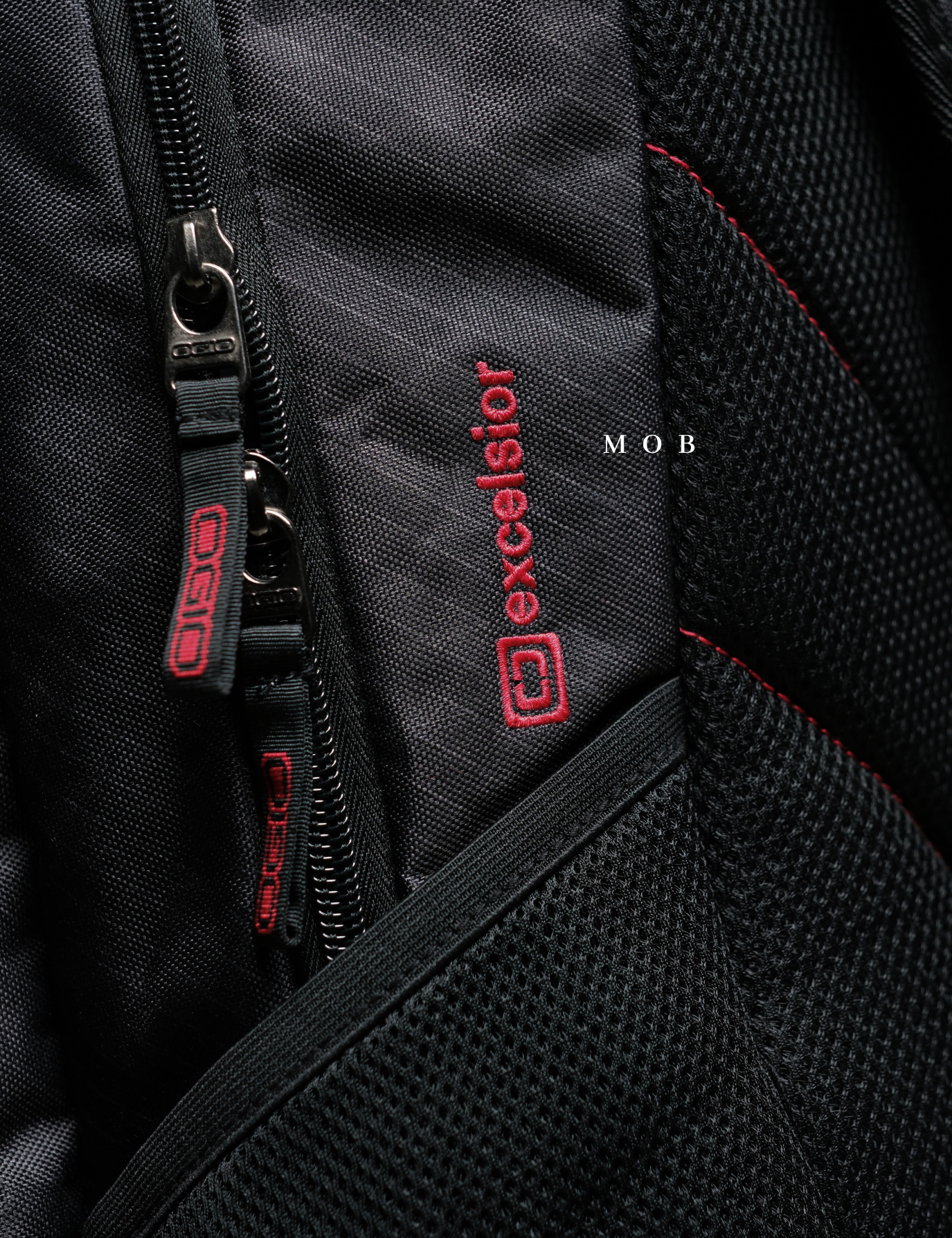 OGBAG02005D Excelsior Pack Backpack Black Red