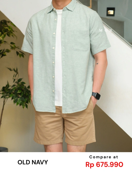 Image of ONSSS03001C Everyday LINEN SS Shirt Mint