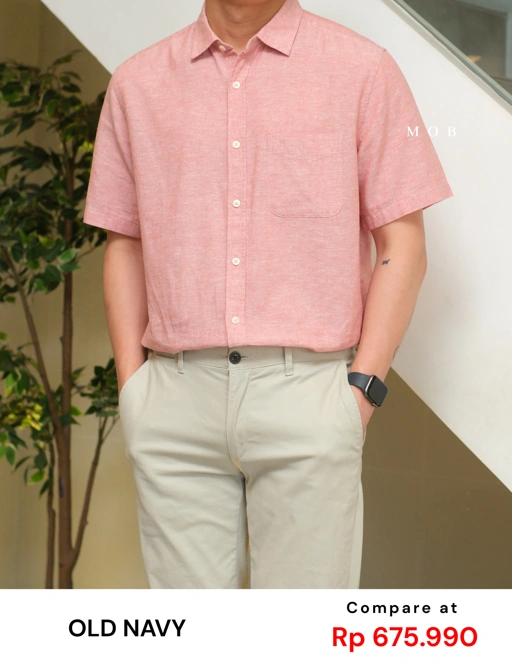 Image of ONSSS03001E Everyday LINEN SS Shirt Pink