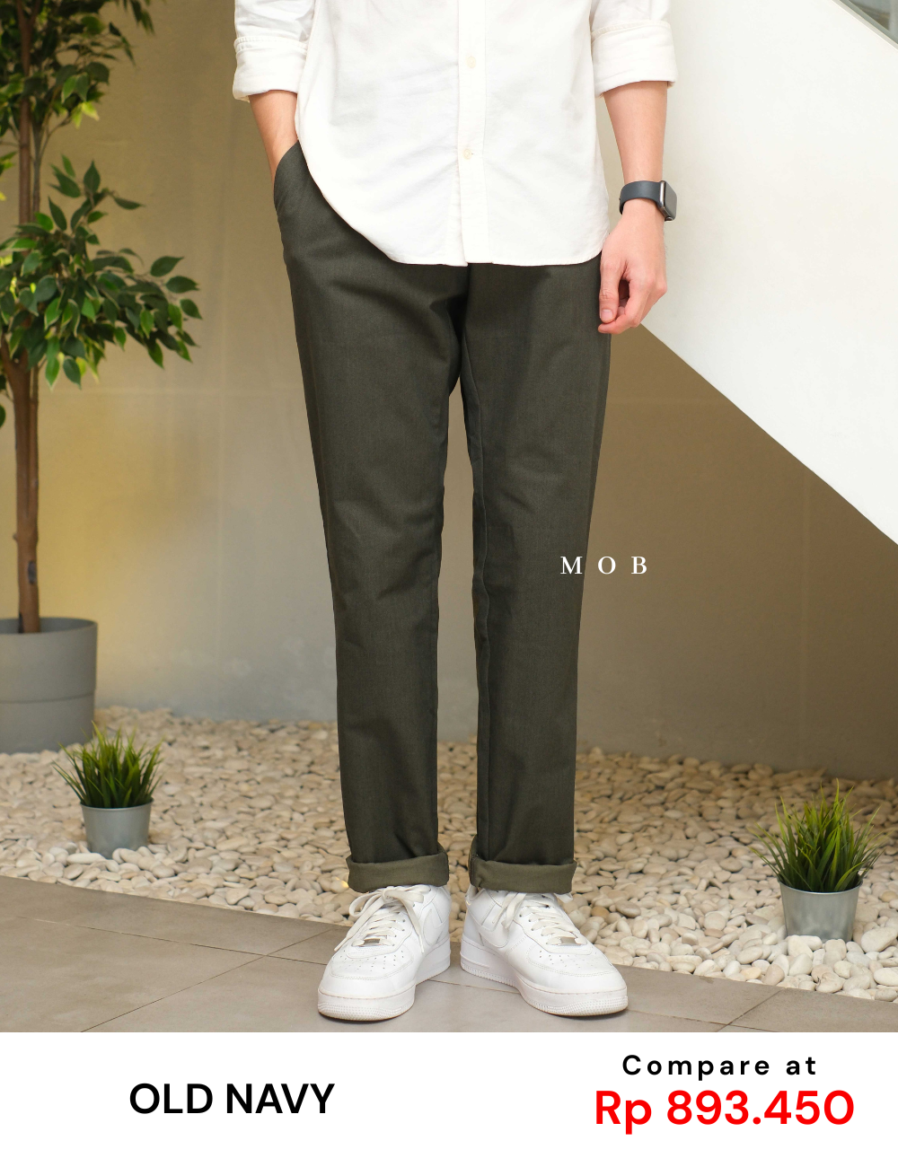ONPT2805 Athletic Ultimate Chino Pants Olive Misty