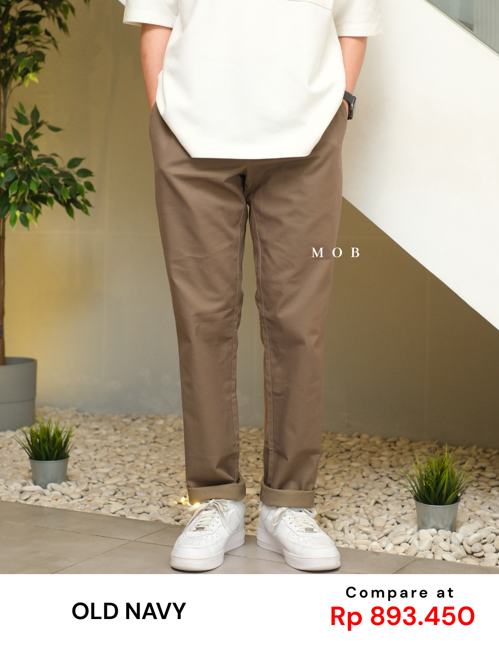 ONPT2809 Athletic Ultimate Chino Pants Saddle Brown