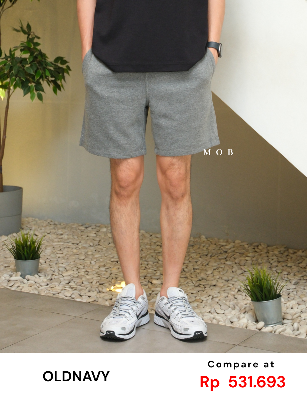 ONSR09002 Basic Shorts Grey