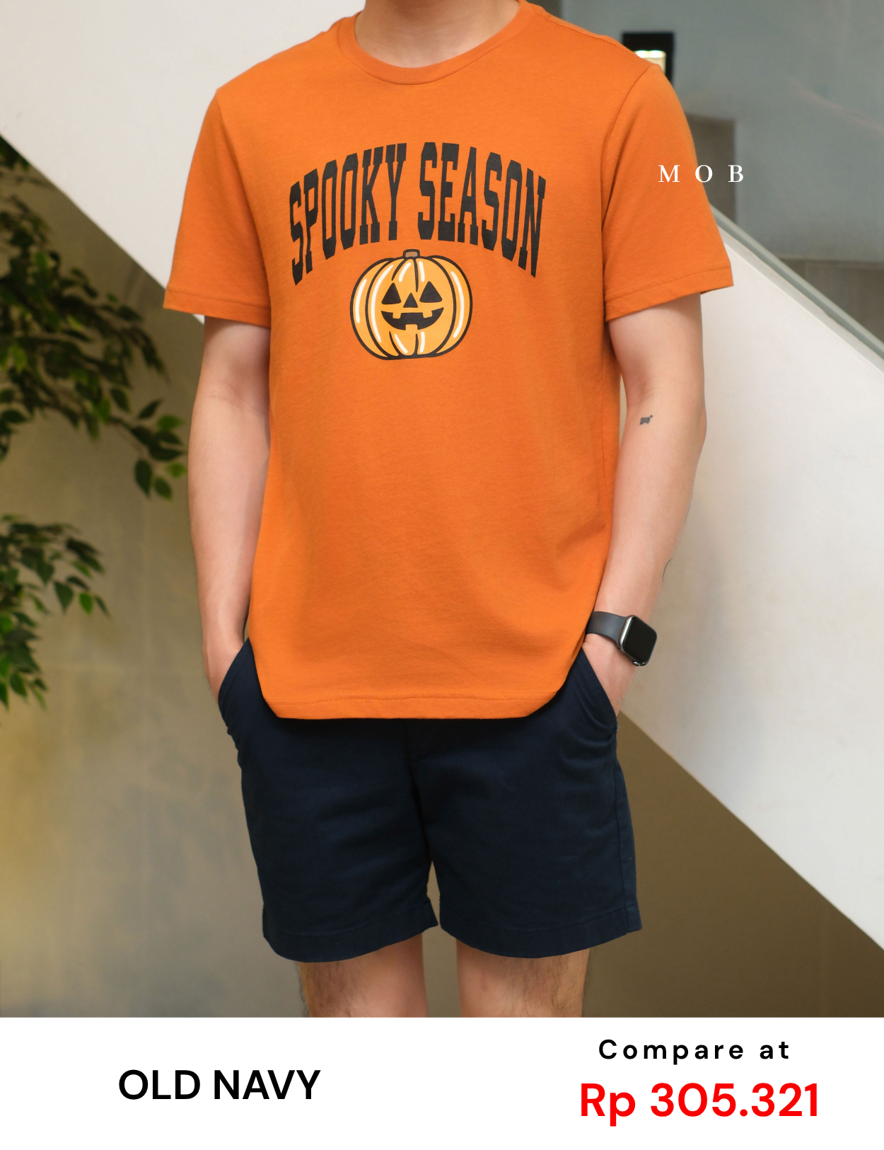 ONV01SST003-001 Spooky Season SS Tee Orange