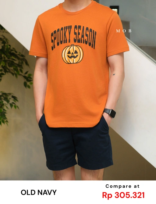 ONV01SST003-001 Spooky Season SS Tee Orange