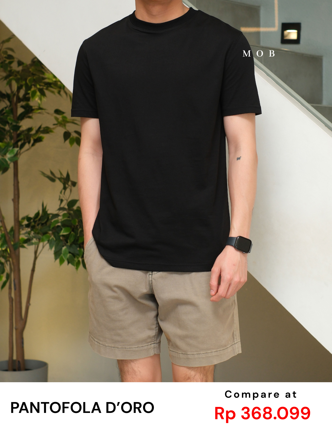 PTDSST01001 Basic Tee Black