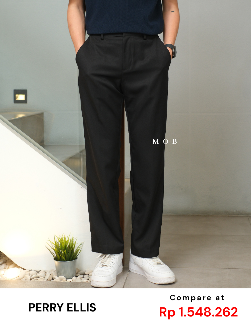 PEPT04001A MODERN Portfolio Pants Black