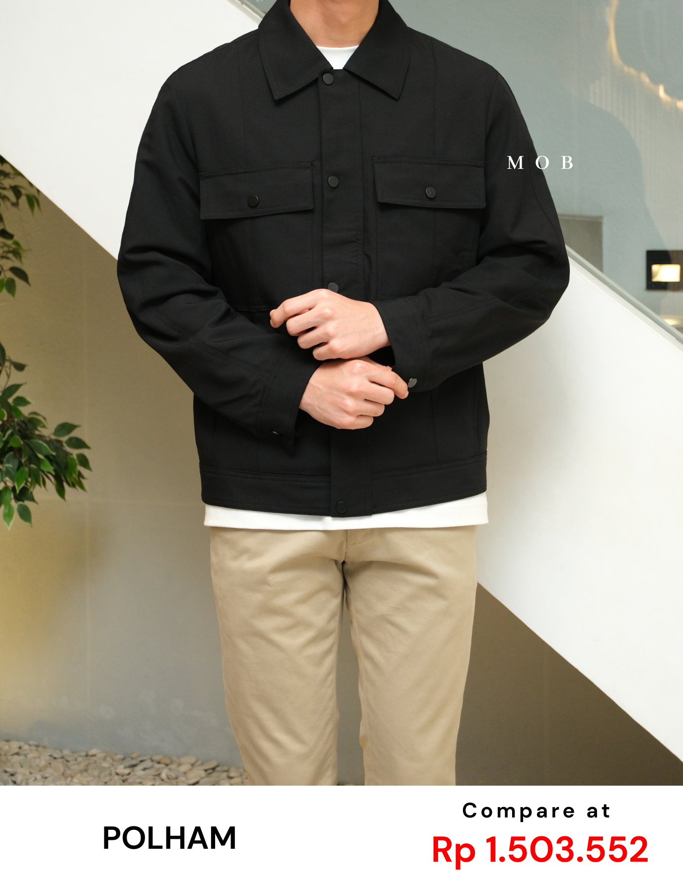 PHJ02004 Interseason Trucker Jacket Black