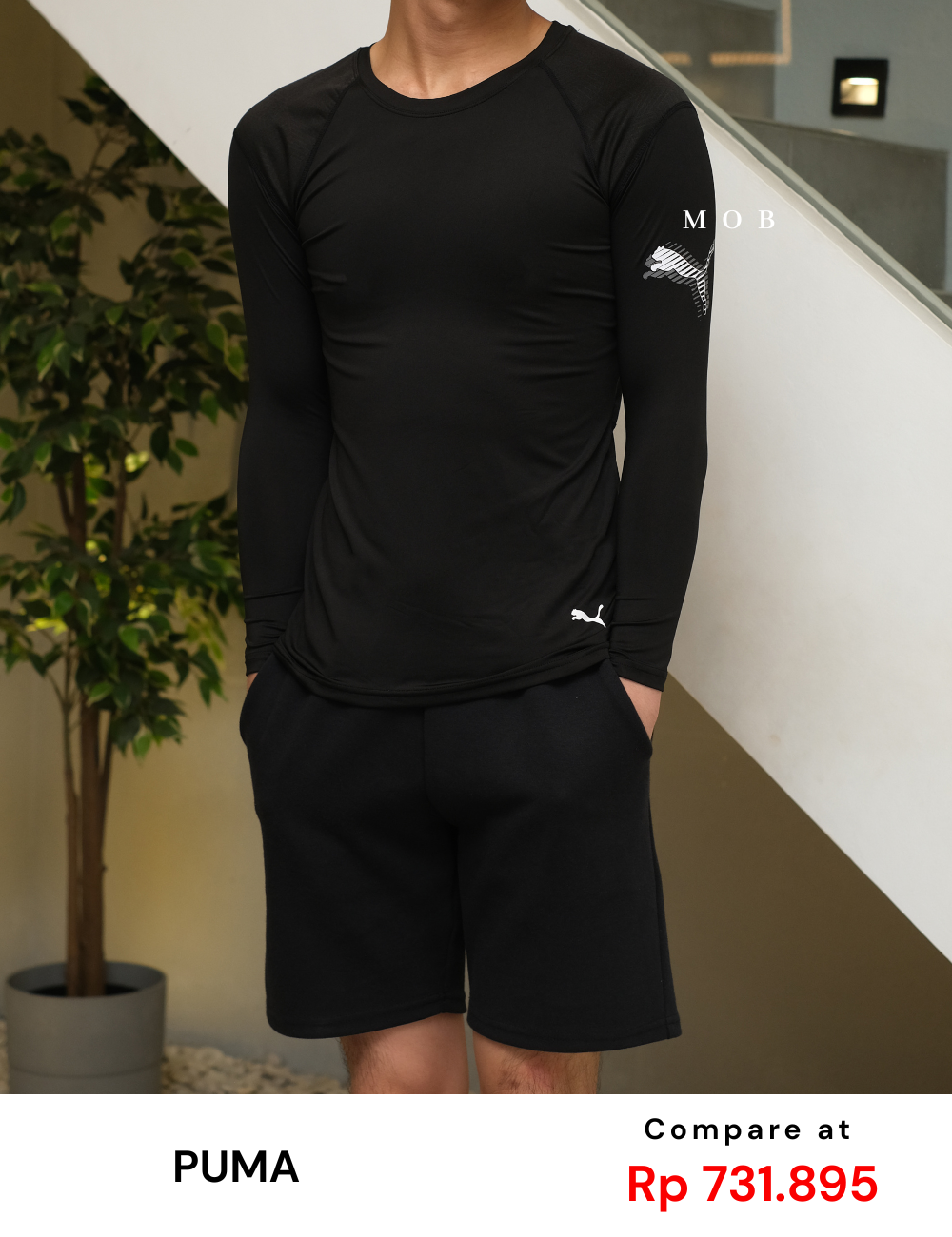 PMBL02001C Warmcell Baselayer Hands Logo Black
