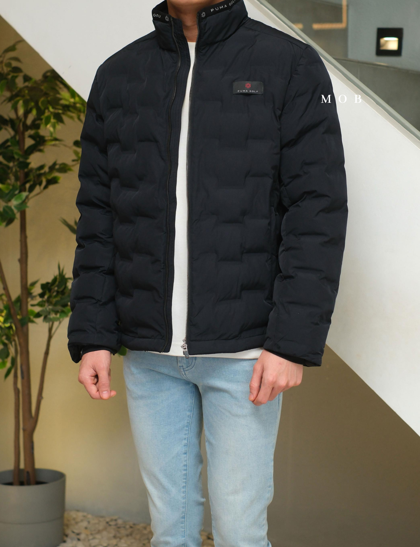 PMJ01001A Puma Tube Padding Jacket Navy
