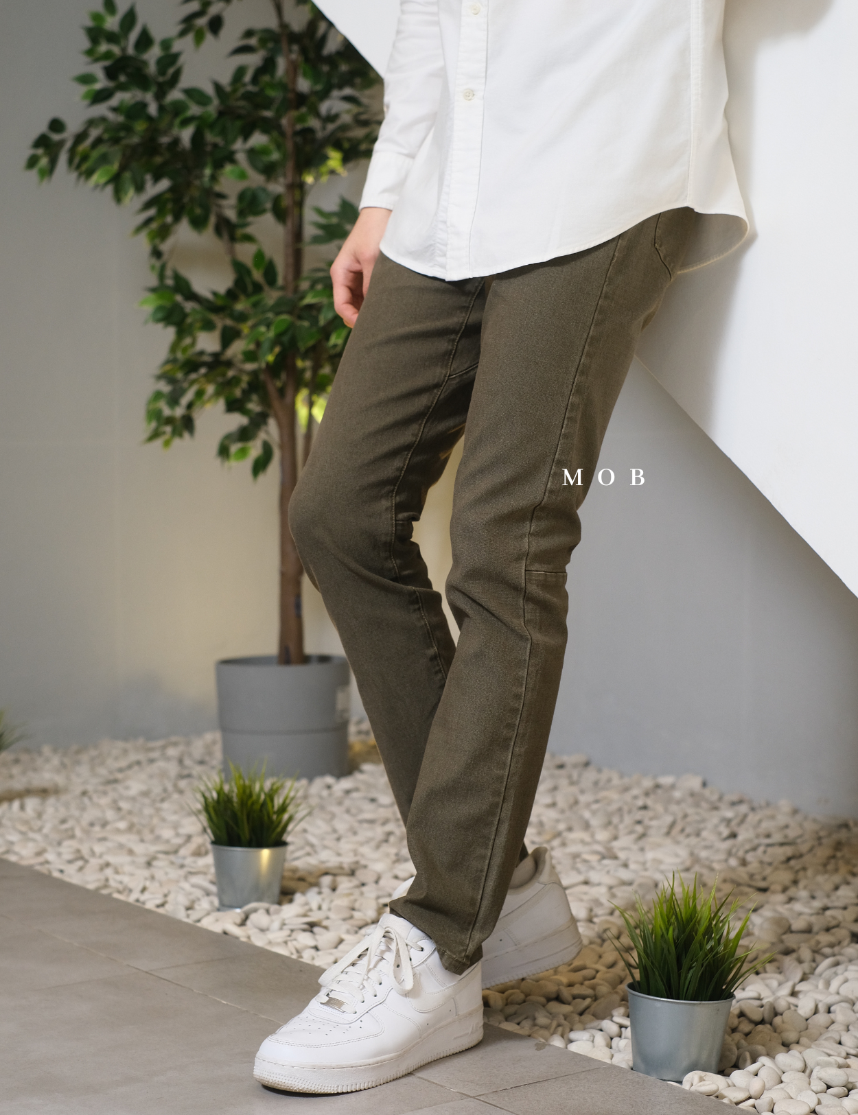 PRFPT01001 Slim Rover Pants Dark Olive
