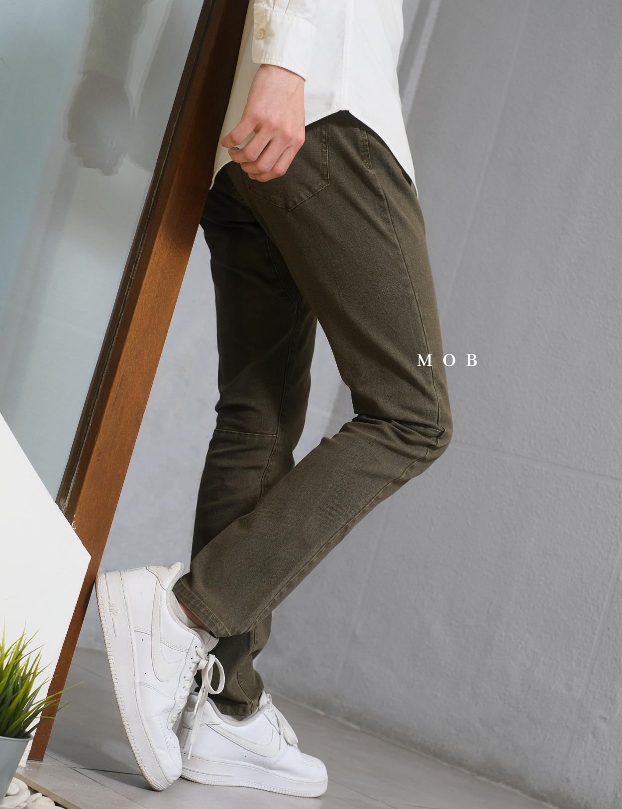 PRFPT01001 Slim Rover Pants Dark Olive