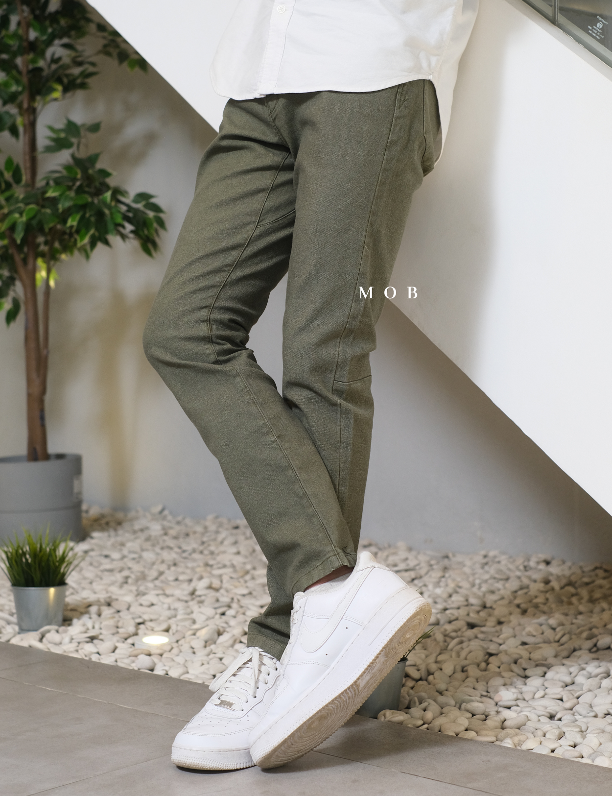 PRFPT01002 Slim Rover Pants Light Olive
