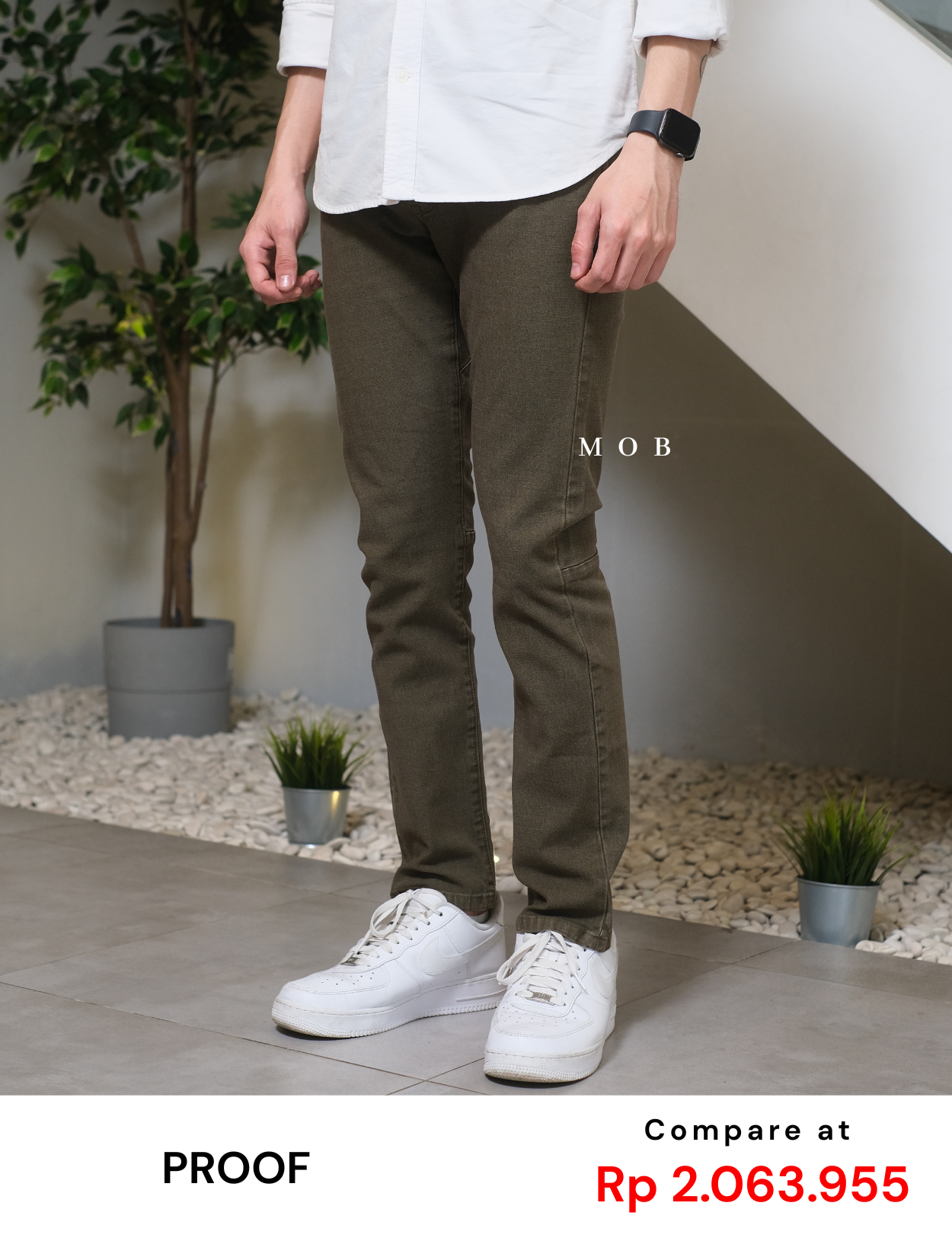 PRFPT01001 Slim Rover Pants Dark Olive