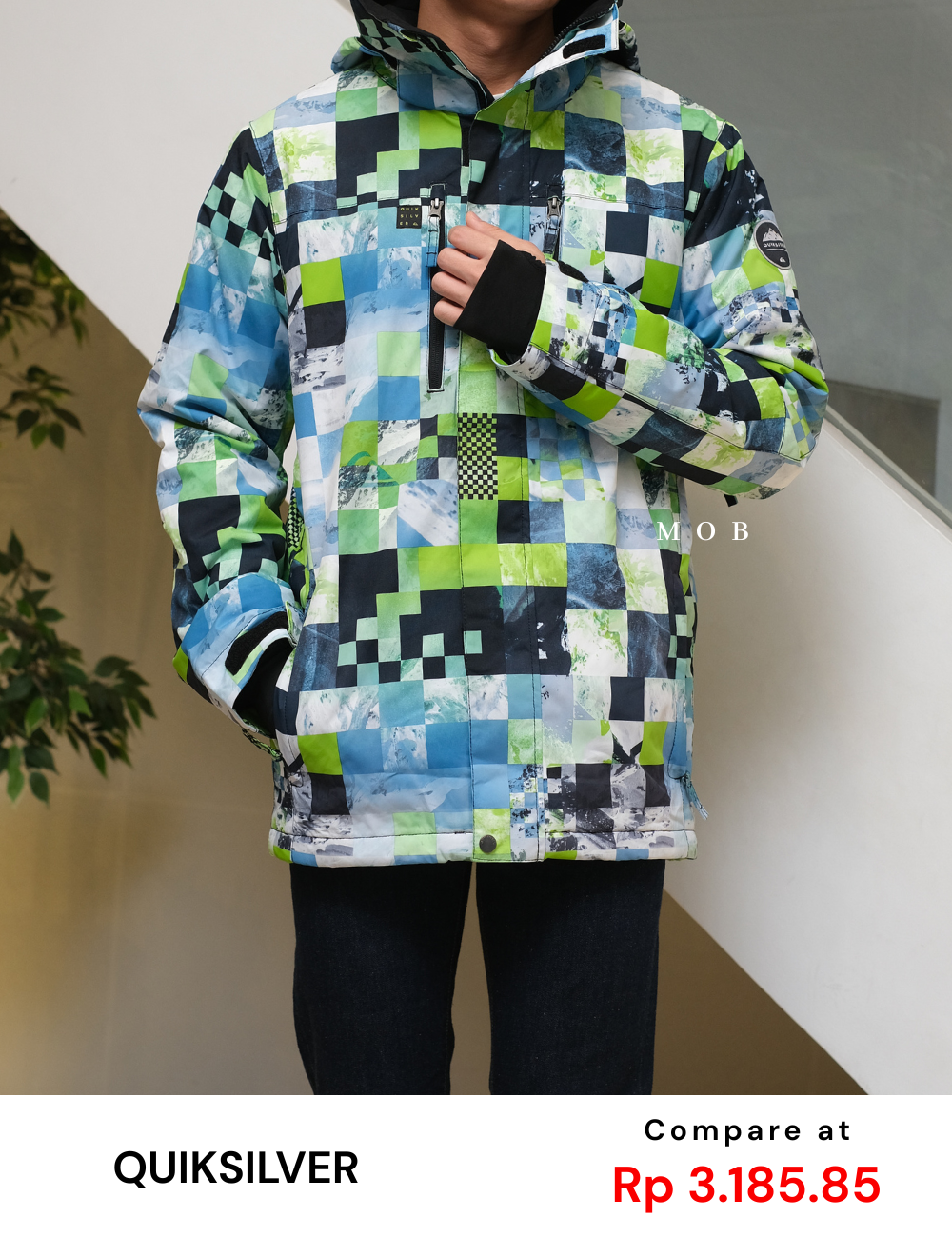 QSWP04001 Mission Snow Jacket Blue Highline