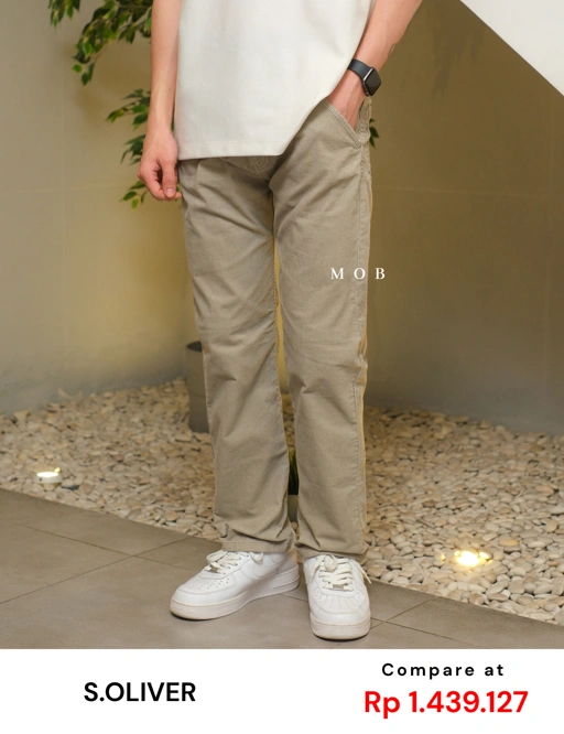SOPT03001 Regular Corduroy Pants Beige