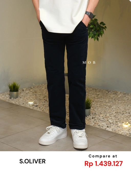 SOPT03002 Regular Corduroy Pants Navy