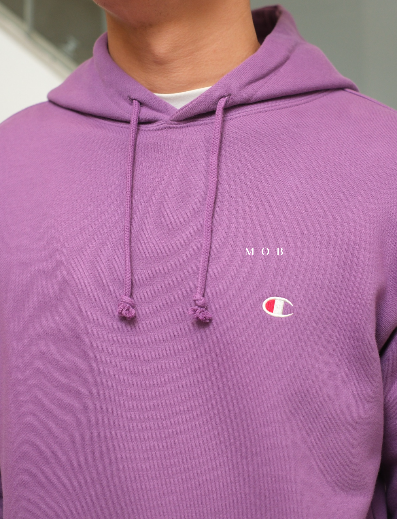 CHMPHOD2101H Basic Terry Pullover Hoodie Wisteria