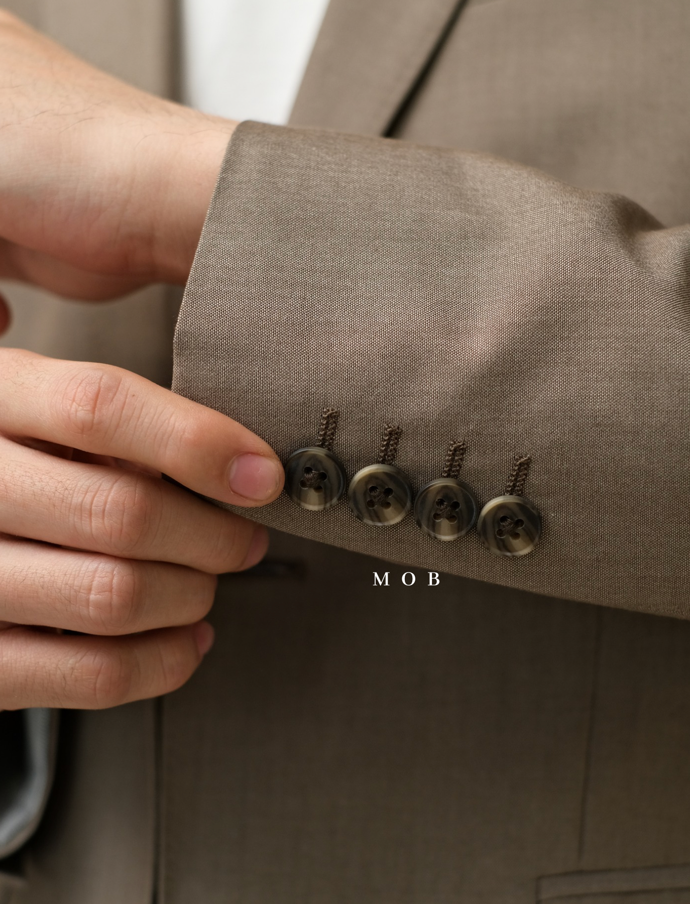JFBZ01001B Slim Fit (S) Blazer Brown 
