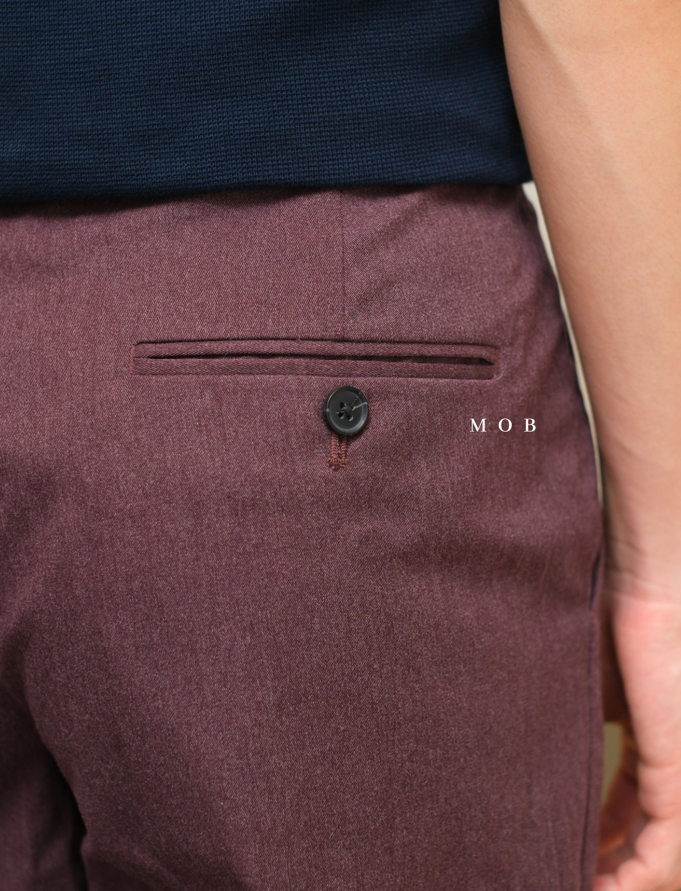 EXPT1301 Relaxed Fit Pants Casual Wine Misty