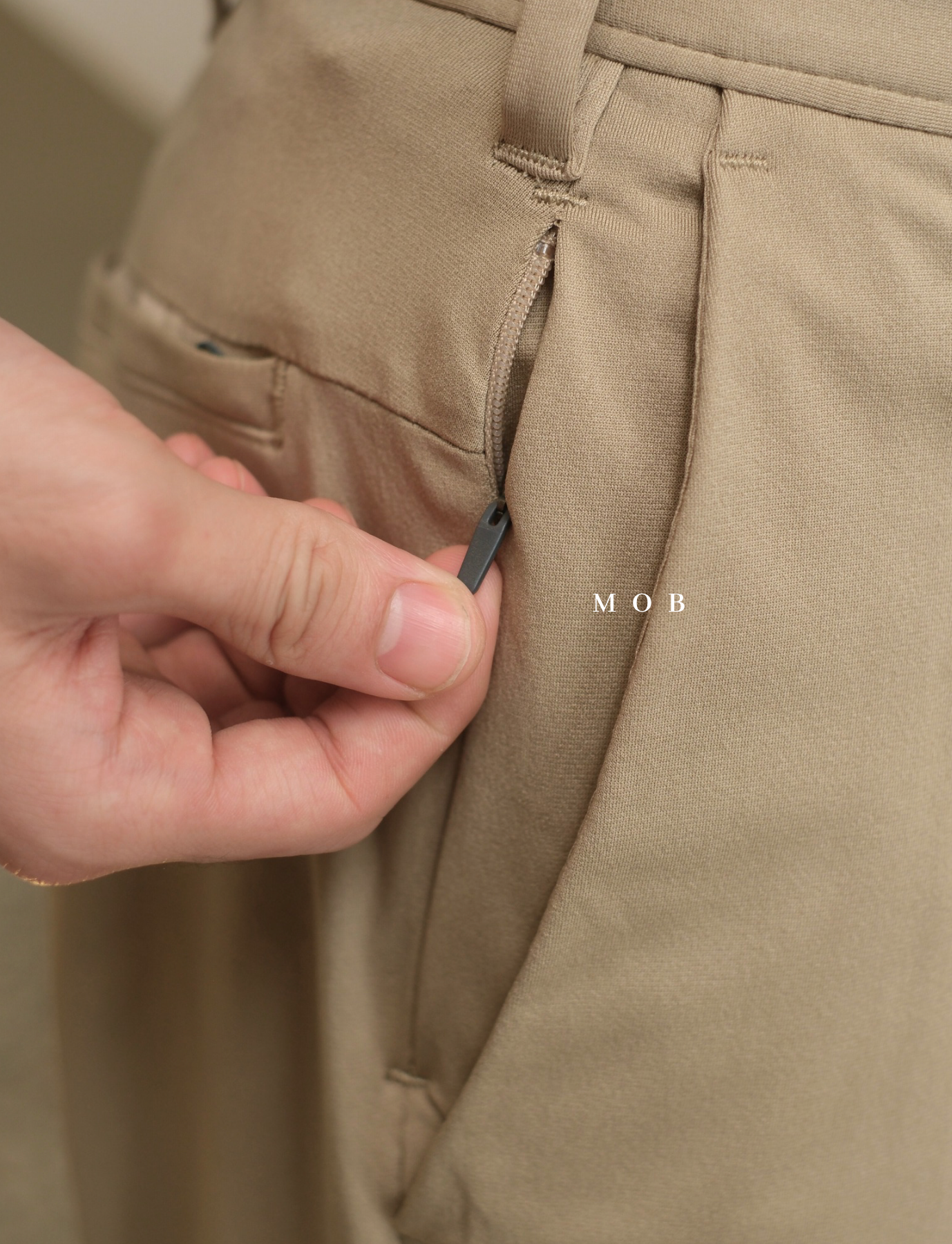 LEPT01004 Straight Leg Flex Performance Chino Pants Khaki