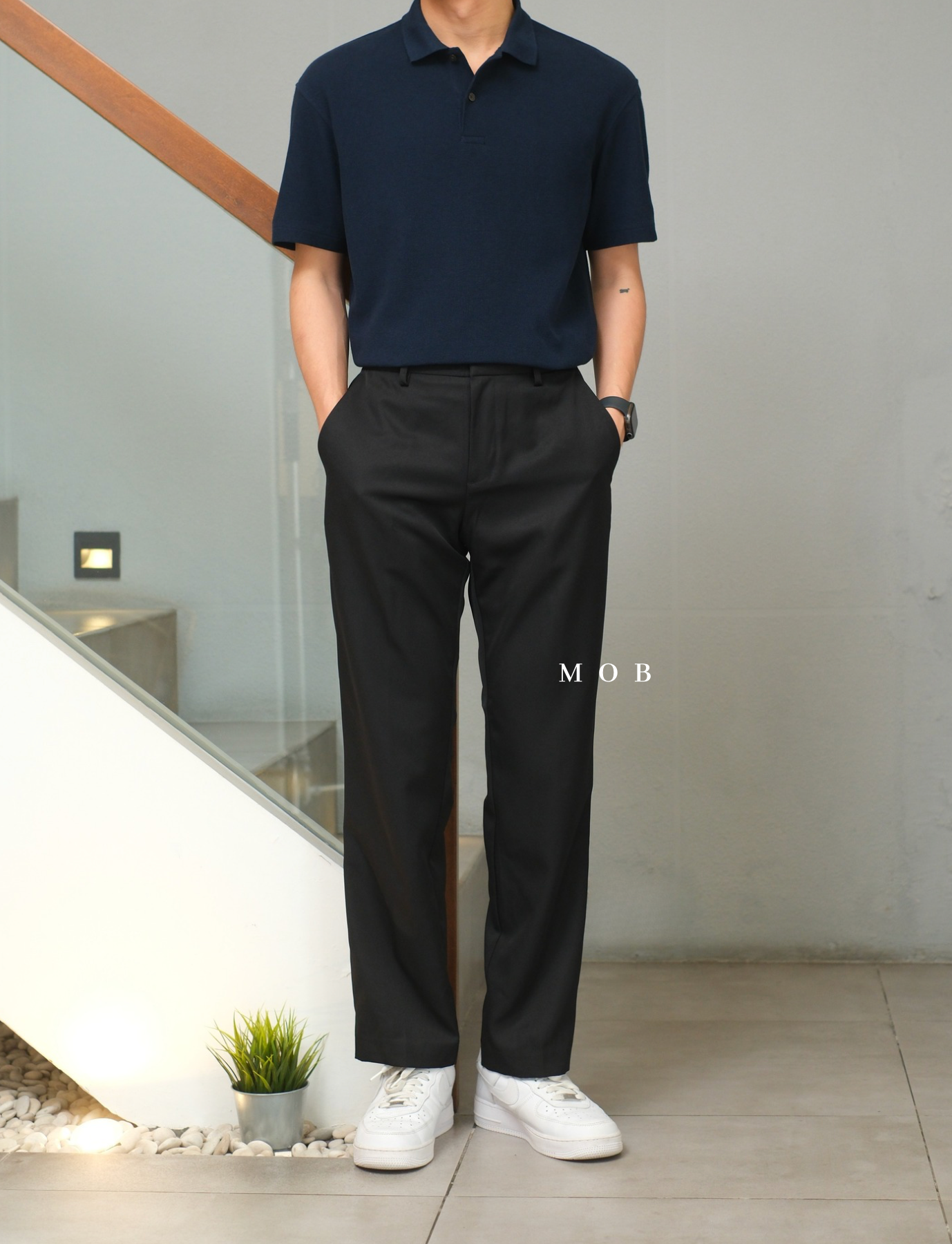 PEPT04001A MODERN Portfolio Pants Black