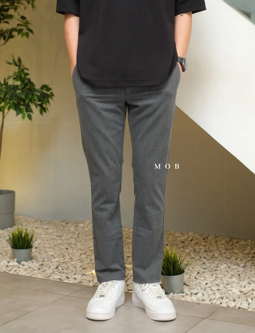 Image of ONPT2702 Skinny Ultimate Built in Flex Chino Pants Grey Misty