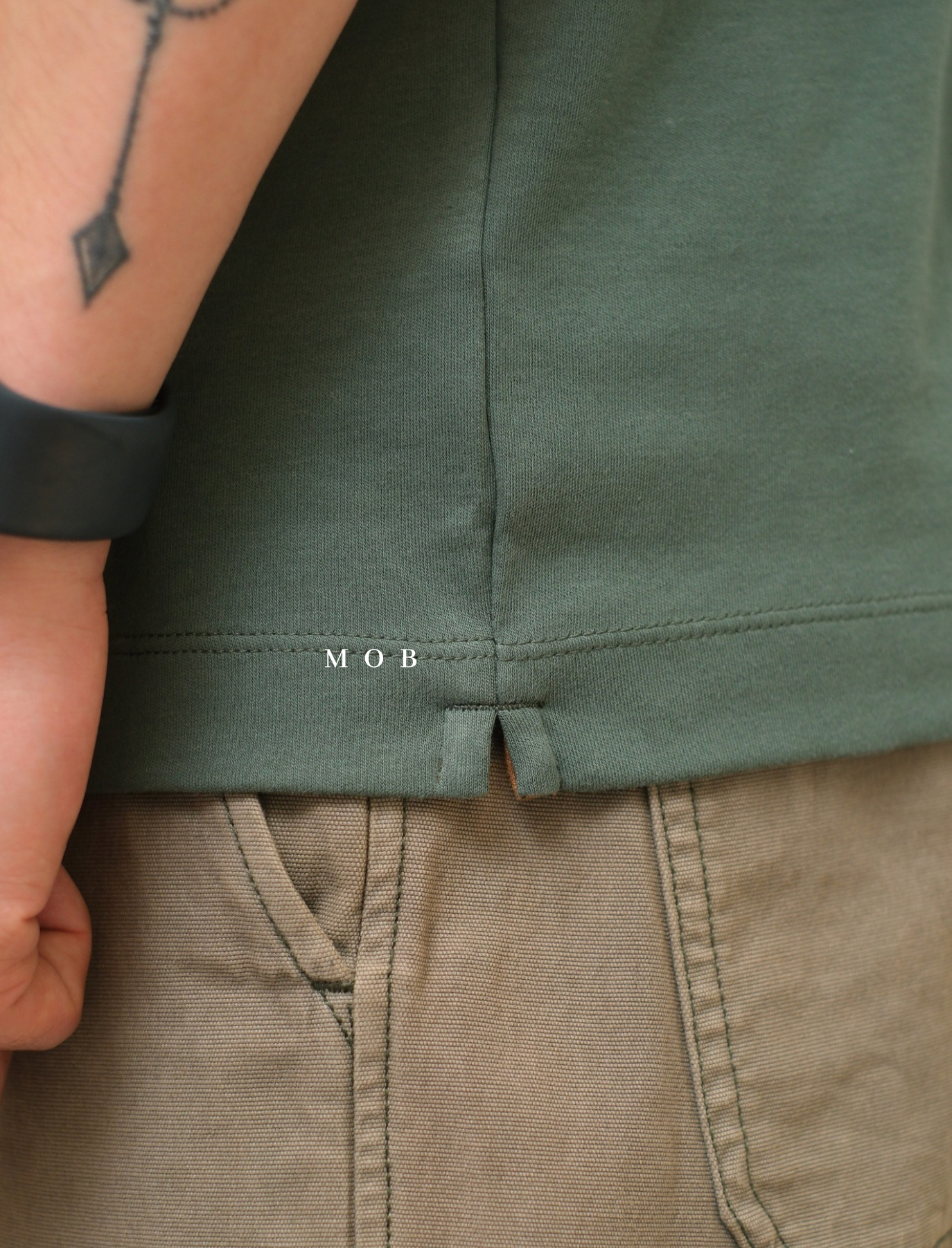 ARK01SSP001 Gentle Polo Shirt Sage Green