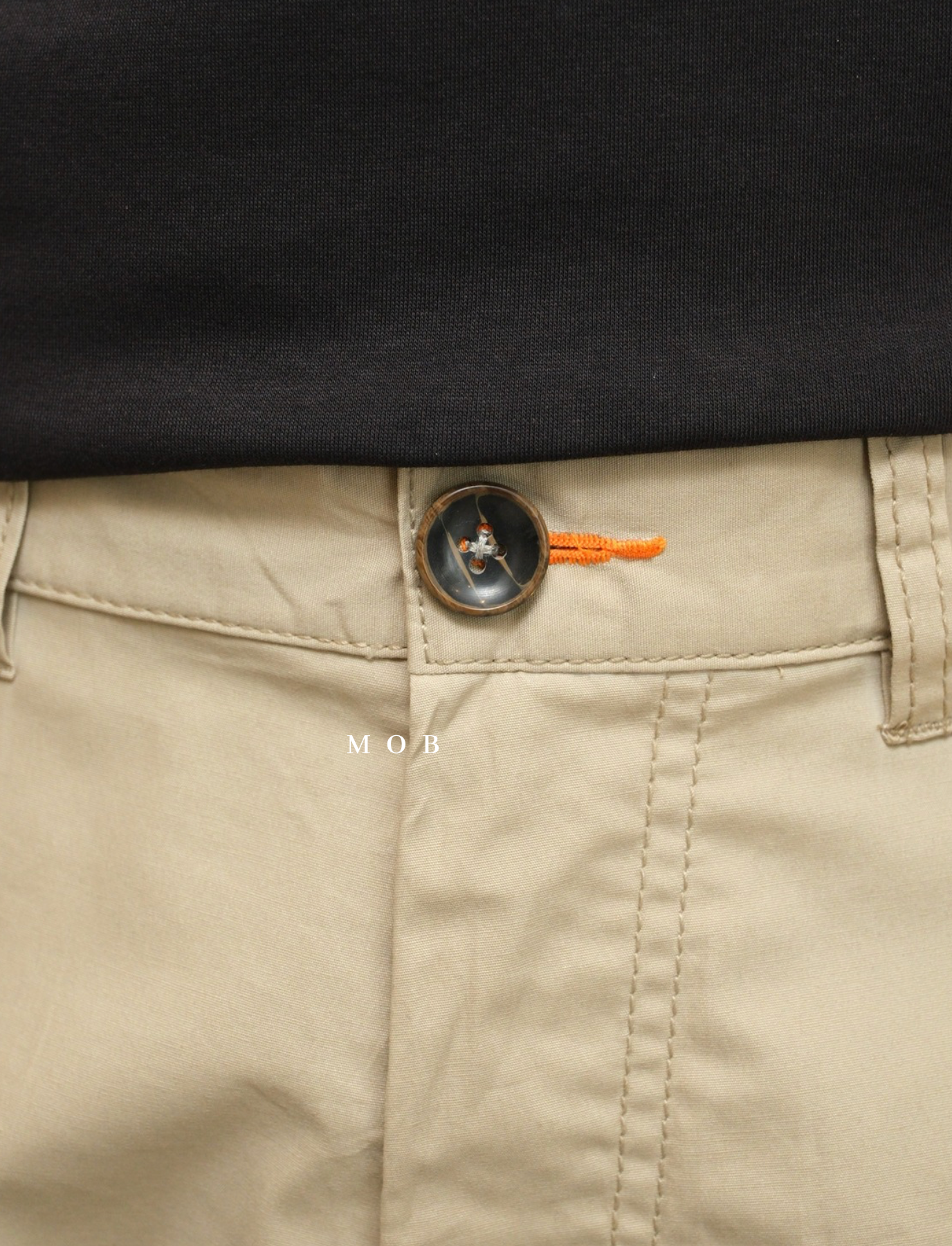 TTSR01008 JIM Bermuda Slim Shorts Khaki (Tag Pocket)
