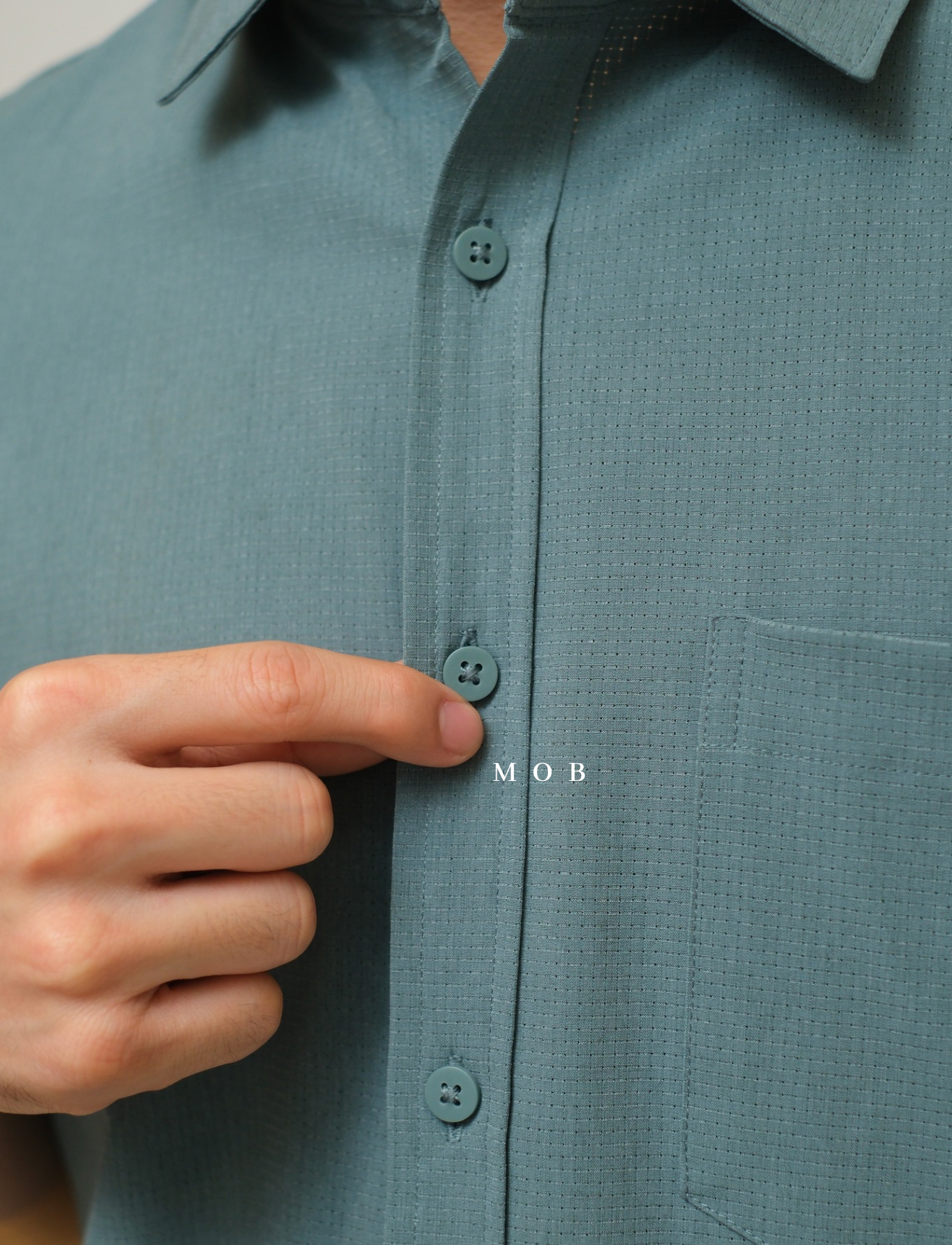FLXSSS01001C Slim Performance SS Shirt Sage Green
