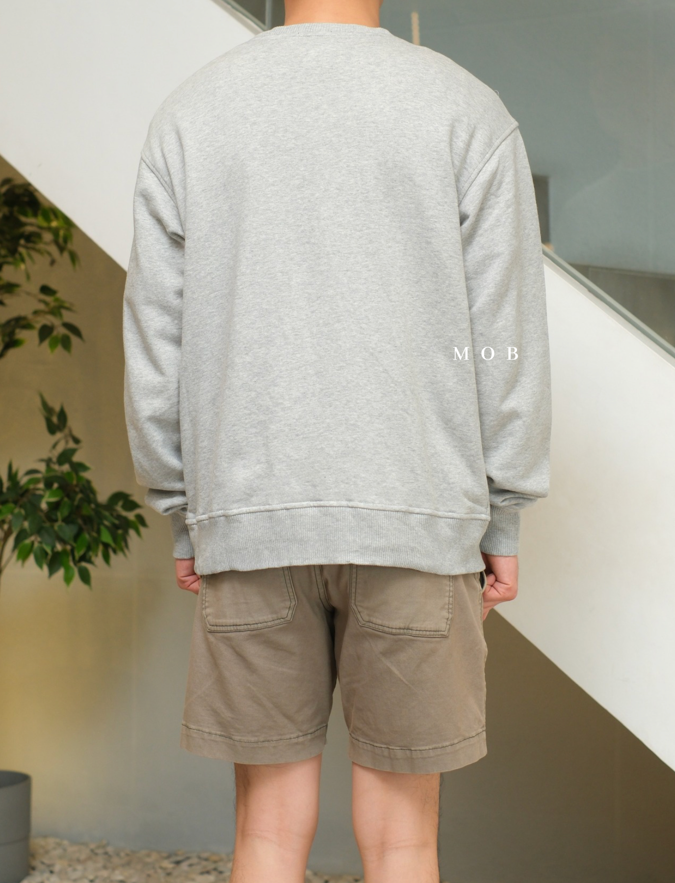 GRFSW01002 PAL X Disney Mickey Embroidered Sweatshirt Grey