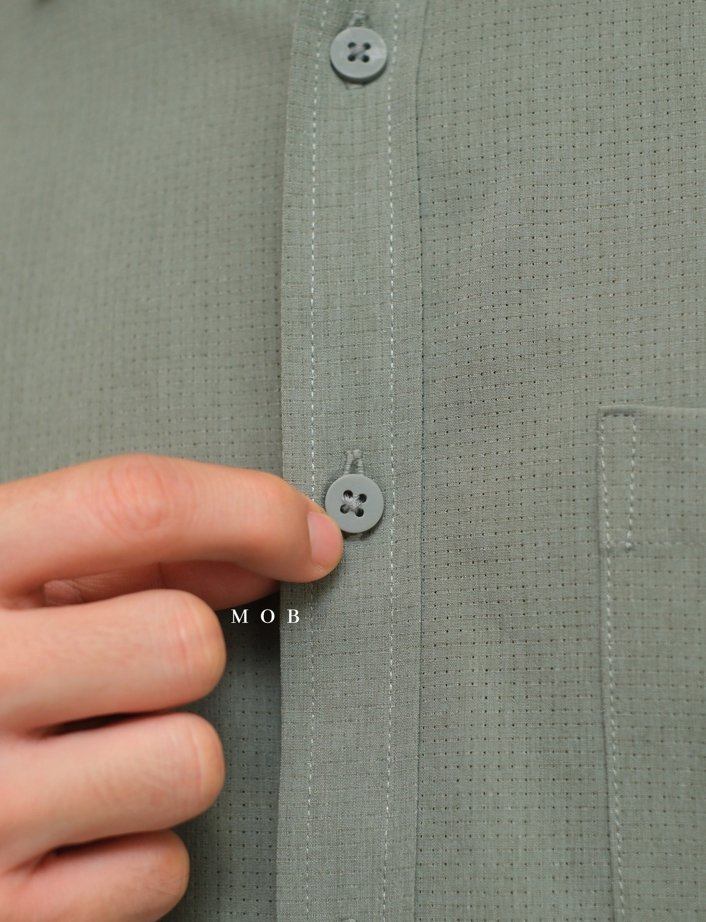 APTSSS03001 Slim Performance SS Shirt Sage